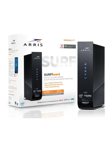 ARRIS Surfboard DOCSIS 3.0 Cable Modem & Wi-fi Router AC1900 (SBG6950AC2)™