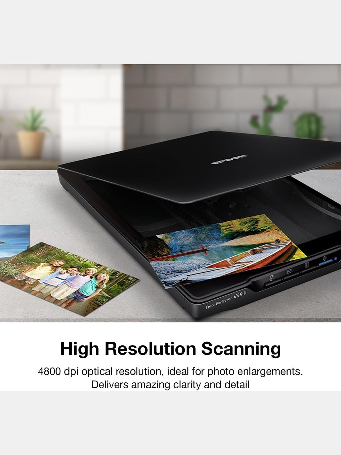 Epson Perfection V39 II Compact Flatbed Photo Document Scanner 4800 dpi™