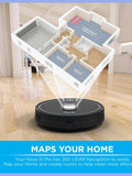 iHome iHRVS1PRO-3BLK Nova S1 Pro Self Empty Robot Vacuum, 150 Min Runtime, Black ANM Liquidation