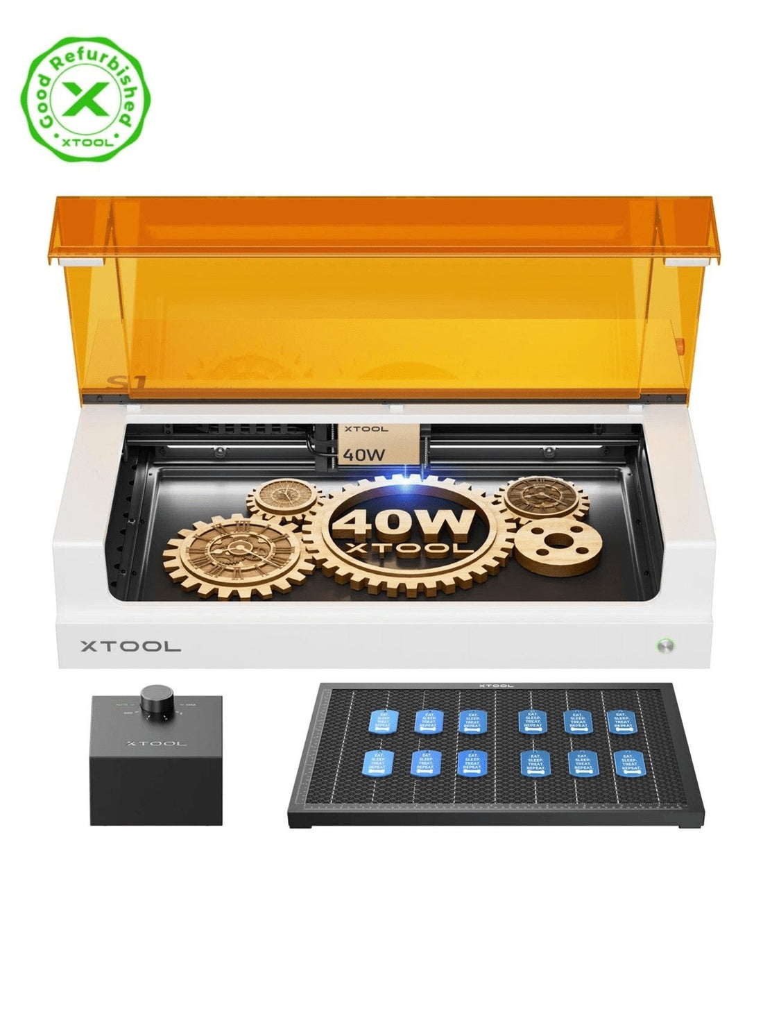 xTool RP1030572 S1 40W Laser Engraver with Air Assist Bundle - Refurbished ANM Liquidation