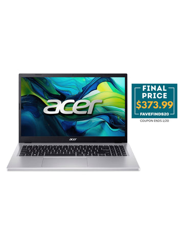 Acer Aspire Go 15.6" FHD Laptop Intel Core 3 N355 8GB RAM 128GB UFS AG1532PT36KT