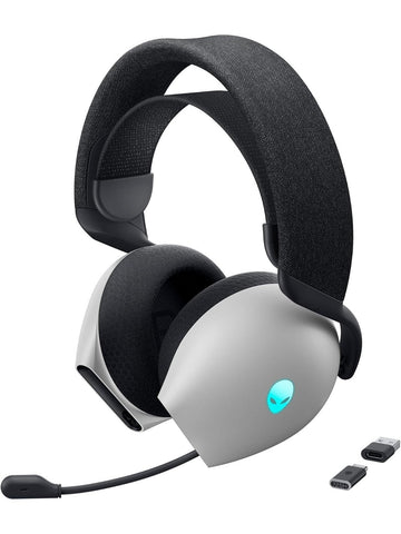 Alienware AW725H Tri Mode Wired/Wireless Bluetooth Gaming Headset - Lunar Light™