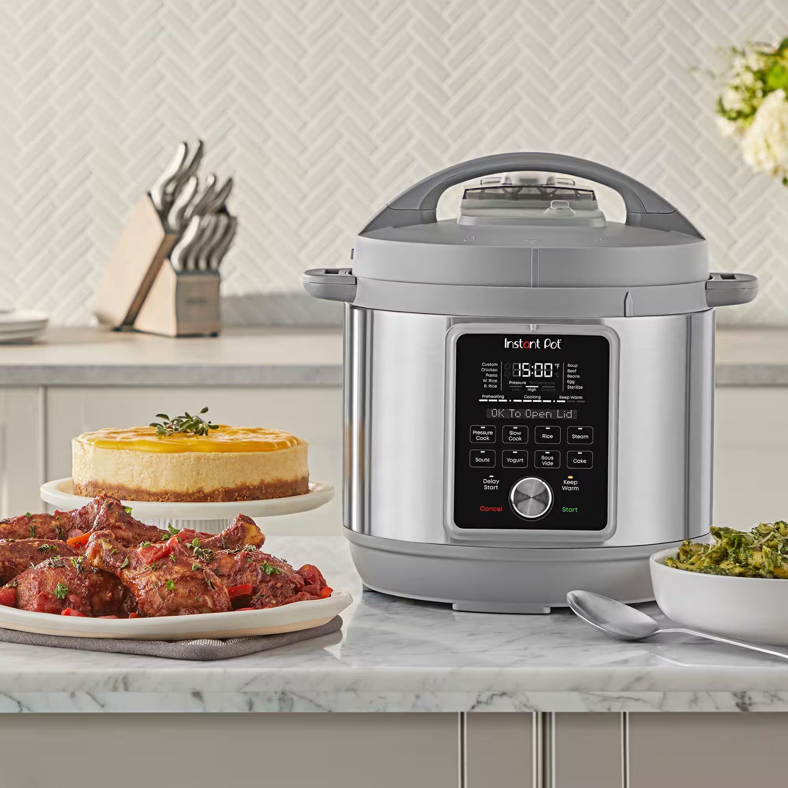 Instant Pot - 6QT Duo Plus Multi-Use Pressure Cooker with Whisper-Quiet Steam... ANM Liquidation