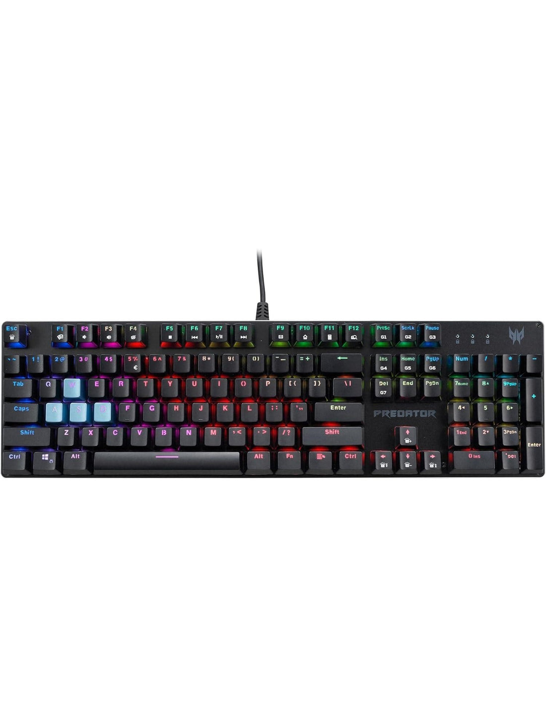 Acer Predator Aethon 303 RGB Gaming Keyboard Kailh Blue Switches, Anti-Ghosting