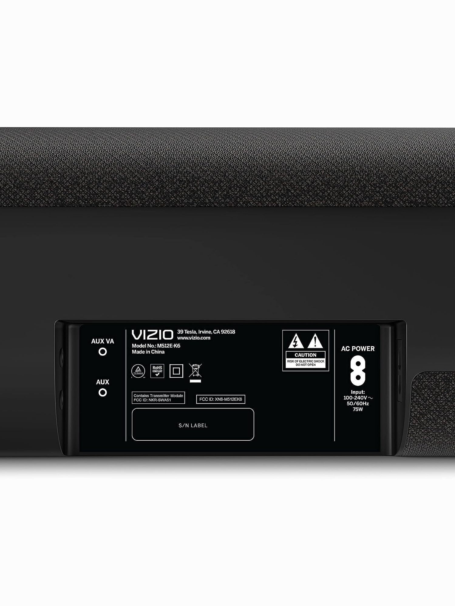 Vizio M512e-K6B-RB-SD 42" 5.1.2 Elevate Soundbar System - Scratch & Dent ANM Liquidation