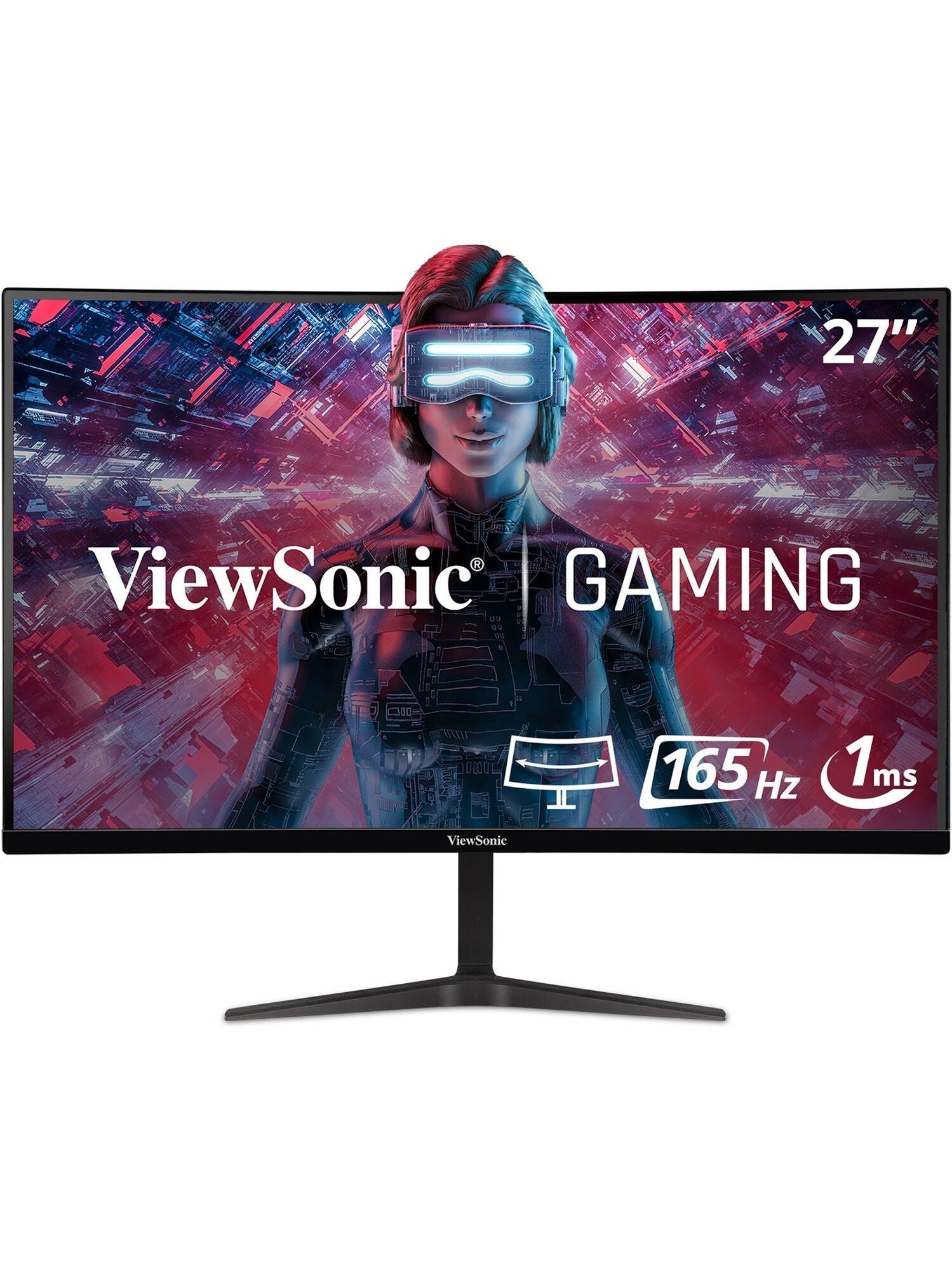 ViewSonic VX2718-2KPC-MHD-S 27" Curved VA Gaming Monitor - Certified Refurbished ANM Liquidation