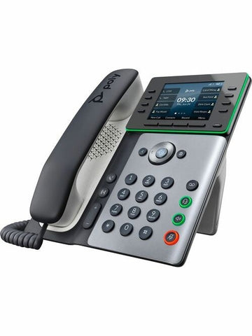 Poly Edge E350 IP Phone - Corded - Corded/Cordless - Wi-Fi, Bluetooth - Desktop,